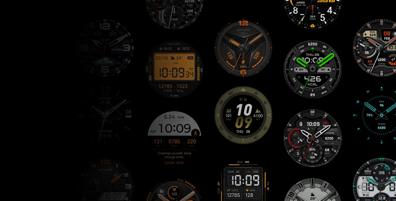 Choose from Over 400 Watch Faces