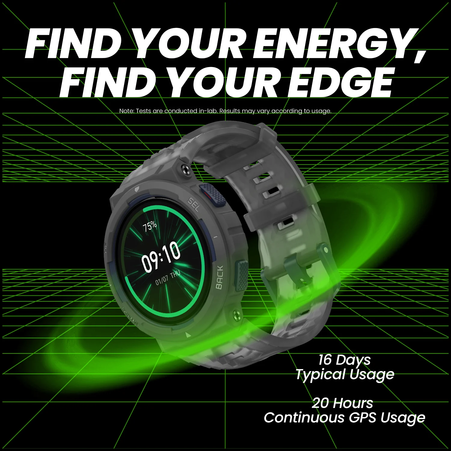 Amazfit Active Edge Rugged Smartwatch